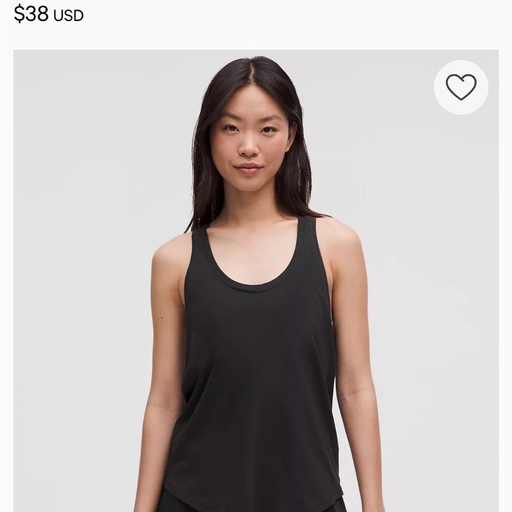 (2) Lululemon Black Love Tanks